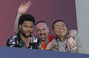Franck Ribéry @ Paulaner Biergartenfeier im Biergarten des „Paulaner am Nockherberg“ mit den Bayern am 18.05.2019 (©Foto: Martin Schmitz)